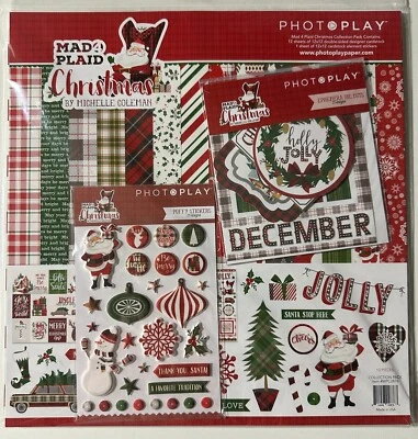 Photoplay 12x12 Scrapbook Kit-Variation-Vintage Girl, Julie Nutting, Maid Plaid, - Image 1 of 4