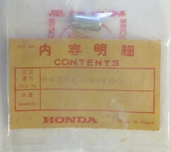 Nuevo de Lote Antiguo Honda ST1300 NSS250 PS250 CTX1300 8X16 94301-08160 NUEVO OEM Foto 1 de 1