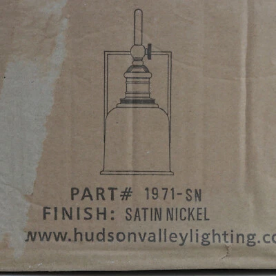 Hudson Valley Lighting Keswick Vanity Sconce in Satin Nickel 1971-SN - Image 1 of 3