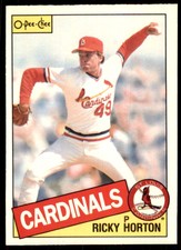 1985 O-Pee-Chee Ricky Horton Baseball Cards #321