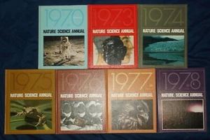 TIME LIFE NATURE / SCIENCE ANNUAL PARTIAL SET of 7 BOOKS VINTAGE 1970's - Picture 1 of 3