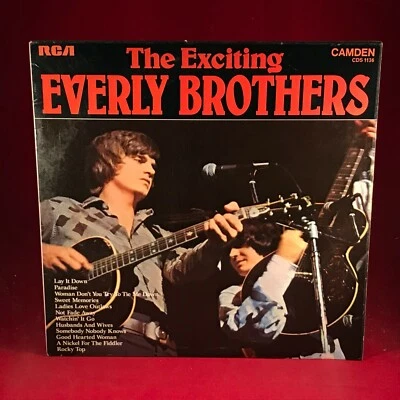 The Exciting Everly Brothers 1972 UK Vinyl LP EXCELLENT CONDITION Chet Atkins - Image 1 of 4