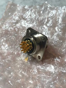 Souriau 12-pin panel mount connector w/pins  NEW 33JR207 Circular Connector - Picture 1 of 8