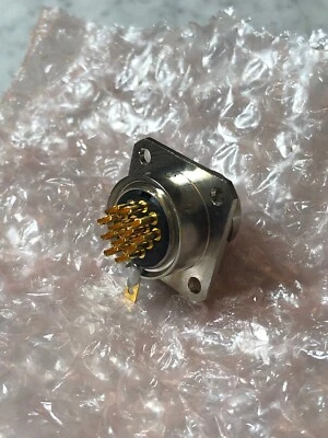 Souriau 12-pin panel mount connector w/pins  NEW 33JR207 Circular Connector - Image 1 of 4