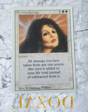 Magic: The Gathering MTG REVERSE DAMAGE Revised 1994 vintage 100% authentic $$$$