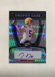 JAYDEN DANIELS 2024 PRESS PASS TROPHY CASE AUTOGRAPH ROOKIE CARD AUTO 1/10 - Picture 1 of 2