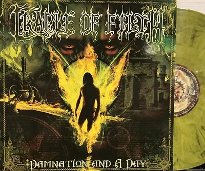 Cradle of Filth - Damnation and a Day LP 2012 Music on Vinyl  MOVLP599 [YELLOW] - Image 1 of 4