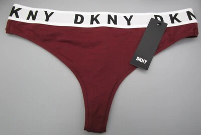 Tanga modal DKNY~GRANDE~DK4529~Chocolate Trufa Borgoña Acogedor Novio Foto 1 de 4
