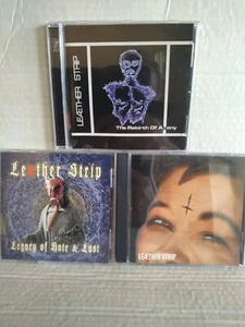 LEATHER STRIP Legacy/Rebirth/Underneath Laughter 3×CD Set 90s Goth/Industrial NM - Picture 1 of 10