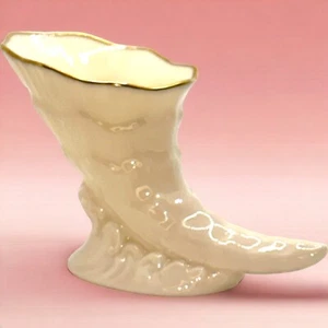 Vintage Lenox Herbst Elfenbein und 24K Gold Füllhorn der Fülle Gefäß - Bild 1 von 9