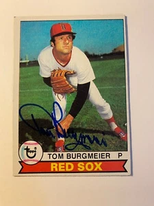 1979 Topps #524 Tom Burgmeier Auto Red Sox Autograph Vintage Rare !!! - Picture 1 of 2