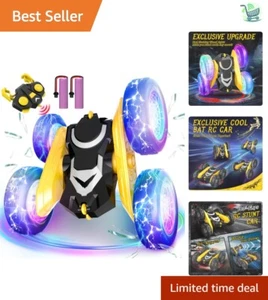 High-Performance Bat RC Car with LED Wheels - Thrilling Indoor & Outdoor Action - Picture 1 of 9