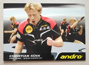 0852 Christian Sweet Tenis stołowy Karta z autografem Autograf - Zdjęcie 1 z 2