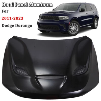 Front Hood Panel Fits For 2011-2023 Dodge Durango SRT Hell Cat Style Aluminum Foto 1 de 4