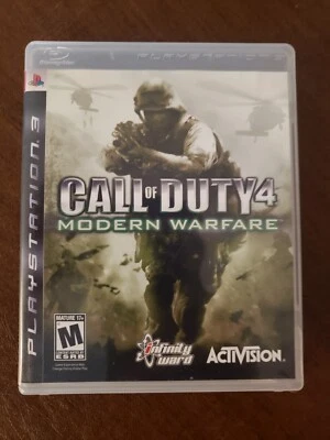 Call Of Duty 4 Modern Warfare PS3 W/Manual Preowned. FPS Multiplayer. Disc Game. - Image 1 of 4