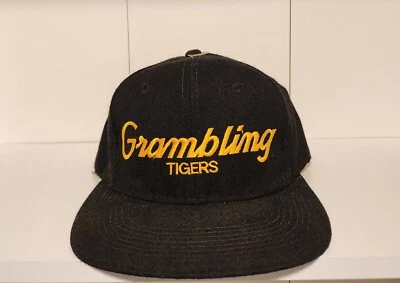 Vintage Grambling State Tigers Sports Specialties Script Snapback Hat Cap Wool - Image 1 of 4