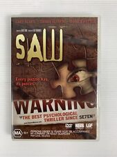 SAW Danny Glover Cary Elwes DVD R4 Horror Mint Disc
