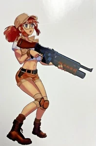 metal slug Fio lina Germi SPARROWS government troops sticker decal - Picture 1 of 3