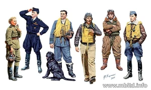 3201 Famous Pilots of World War II Kit 1 1/32 Master Box - Picture 1 of 6