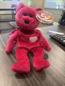 Rare/RETIRED 1998 Valentina Ty Beanie Baby with Hologram Tush Tag/ Tag Error  99