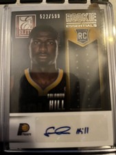 2013-14 Panini Elite - Rookie Essentials Materials Signatures #RE-SH Solomon...