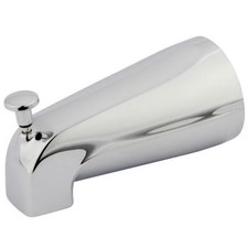 Plumber Chrome Diverter Tub Spout Fits Delta, Moen, American Standard