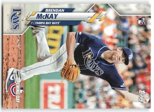 2020 Topps Opening Day Brendan McKay  Rookie Tampa Bay Rays 1