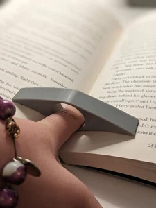 Bookmark Thumb book holder page holder Teacher gifts Book gifts study reading - Imagen 1 de 7