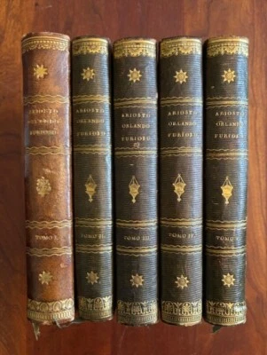 1805 Orlando Furioso: Translated from the Italian of Lodovico Ariosto, 5 Vol Set - Image 1 of 4