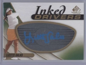 LIZETTE SALAS 2021 SP Game Used Golf AUTO INKED DRIVERS Upper Deck LPGA - Picture 1 of 2