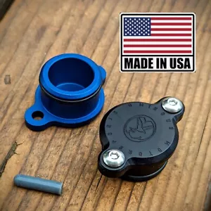 PW50 PW80 Oil Injection Pump Delete Block Off Plug - Made in USA - 6061 Billet - Picture 1 of 7