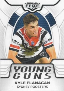 2020 Nrl Elite Young Guns White (YG27) Kyle FLANAGAN Roosters - Picture 1 of 1