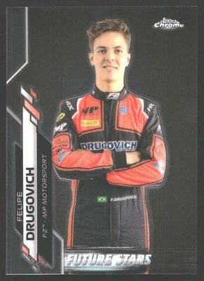 FELIPE DRUGOVICH 2020 TOPPS CHROME FORMULA 1 #50 MP MOTORSPORT - Image 1 of 2