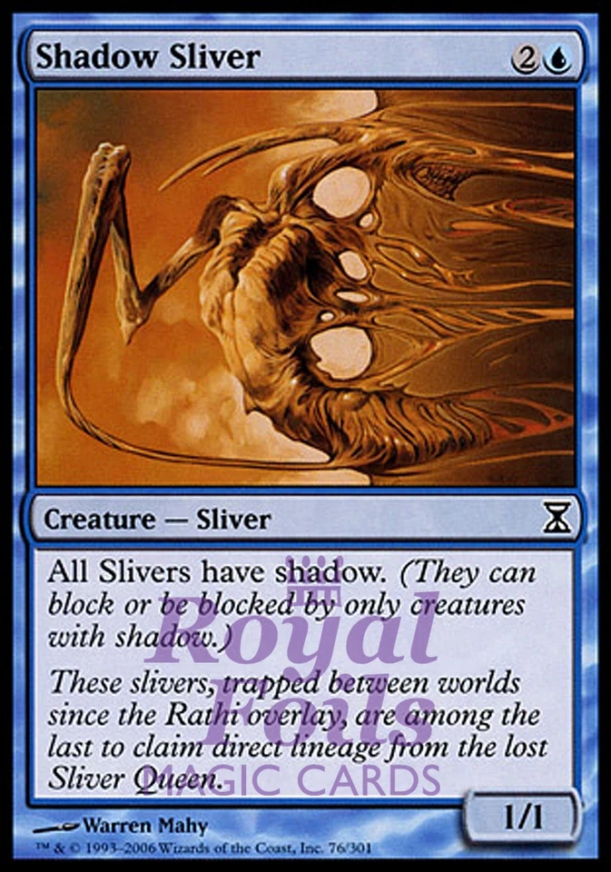 Shadow Sliver 1x FOIL TSP MTG Time Spiral Common MINT blue - Image 1 of 1