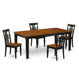 5  PC  Kitchen  Table  set  with  a  Dining  Table  and  4  Dining  Chairs ... - Picture 1 of 4