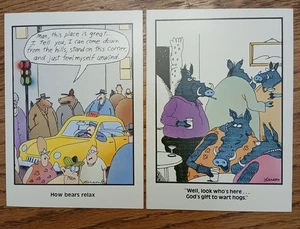 Konvolut zwei alte Grußkarten auf der Ferne - Bild 1 von 4