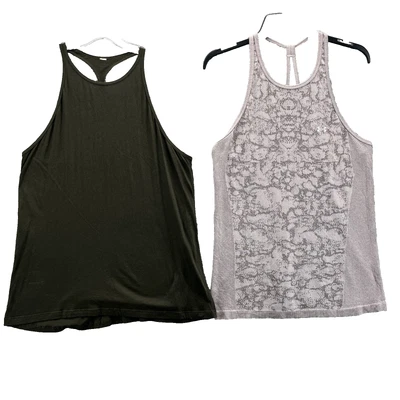 LOTE 2 Regata Lululemon Under Armour Feminina Média Corrida de Corrida Yoga Y2k Athleisure - Imagem 1 de 4