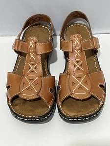 Natural Soul by Naturalizer Kohls braune Cosmo camelot Damen-Sandalen Größe 7,5 - Bild 1 von 17