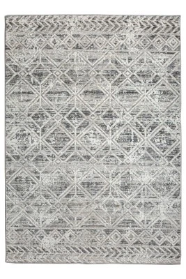Livigno 1243 Transitional Geometric Grey 3x5 Area Rug - Image 1 of 4