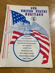 Vintage Our United State Heritage Soft Cover Book (c) 1975 U.S. BI-CENTENNIAL - Picture 1 of 4