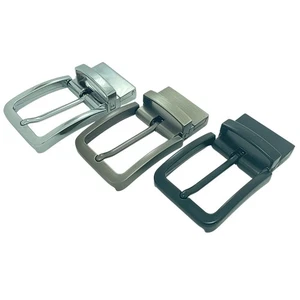 Mens Reversible/Replacement Belt Buckle - 35mm 1 3/8" - Easy Press Fitment - Picture 1 of 20