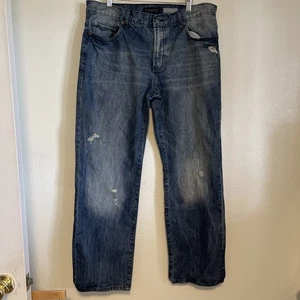 Aeropostale Herren Jeans Straight Größe 36x32 Distressed - Bild 1 von 13