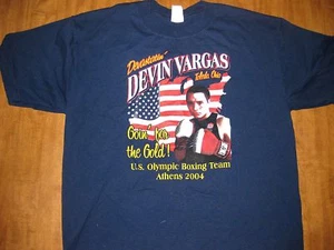DEVIN VARGAS large T-shirt Olympics boxer OHIO Toledo - Picture 1 of 2