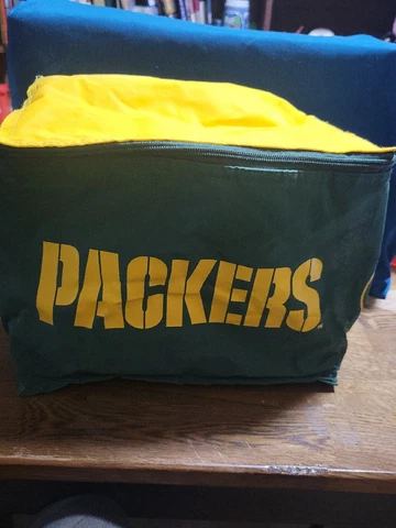 Vintage Green Bay Packers Heavy Duty Carrier Duffle Bag A.D.S Sports Cover