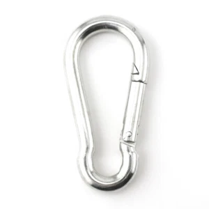 Steel Snap Links 4 3/4" Metal Spring Hooks for Ropes Straps Weldless Chains - Imagen 1 de 1