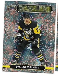 2021-22 Upper Deck Series 2 Orange Dazzlers #DZ-86 Evgeni Malkin - Picture 1 of 1