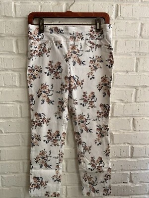 Pantalones de vestir Joe Benbasset para mujer talla mediana azul floral calce regular mezcla de rayón Foto 1 de 4