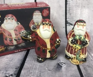 DEBBIE MUMM SANTA'S SPIRIT SALERO Y PIMENTERO COCINA NAVIDAD (H8) - Imagen 1 de 12