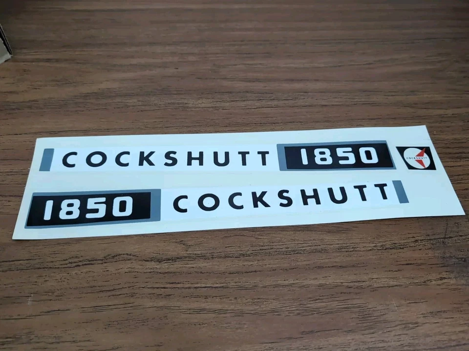 Ertl Cockshutt 1850 Pedal Tractor Decal Set  - Image 1 of 1