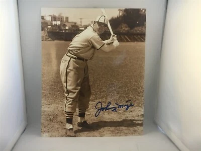 Johnny Mize Autographed Picture No COA 8x10 Black and White Photo - Image 1 of 4